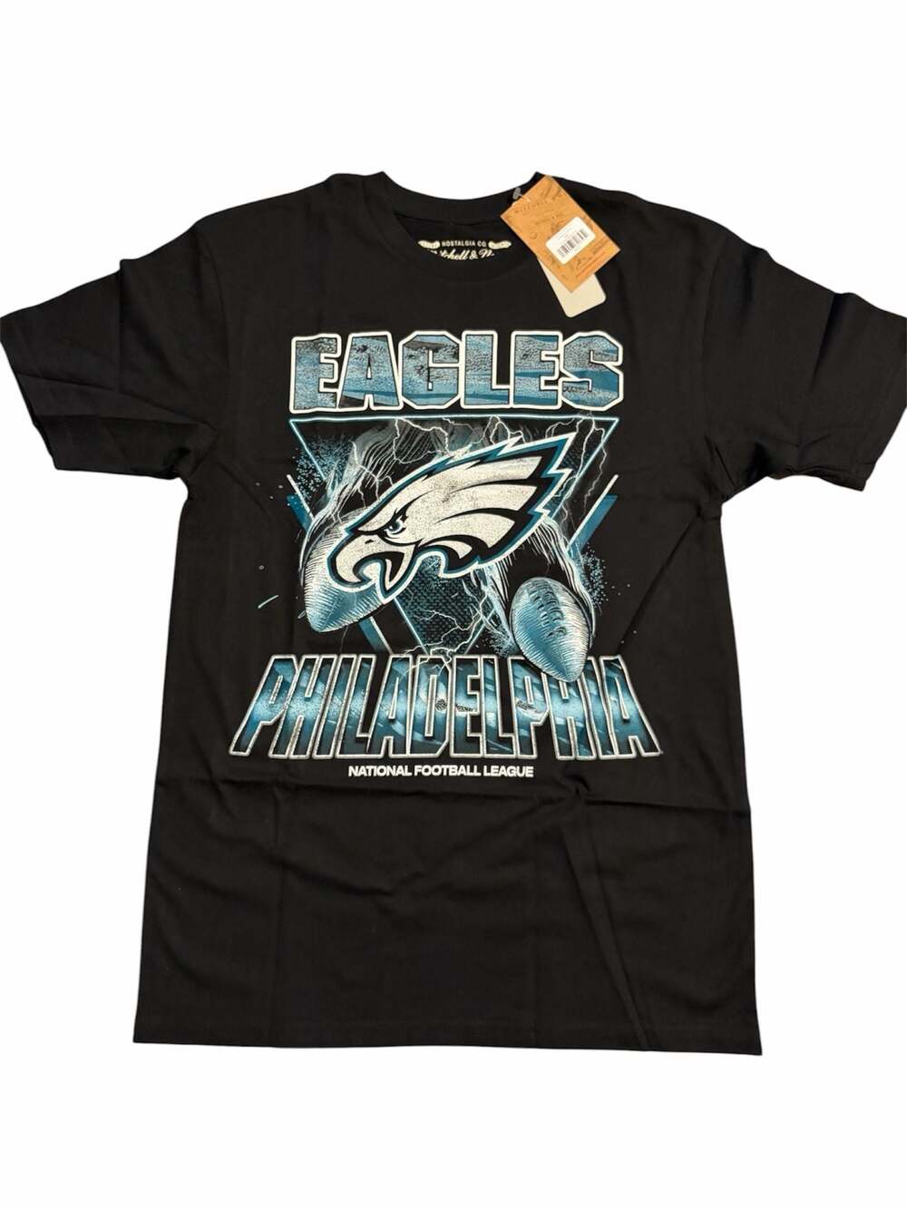 Mitchell & Ness Philadelphia Eagles Trigon Graphic T-Shirt Size M